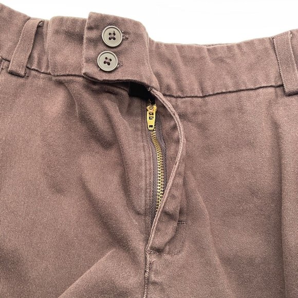 Lee Women's Just Below The Waist Straight Leg Pants Size 14M Chocolate Brown - Picture 6 of 11